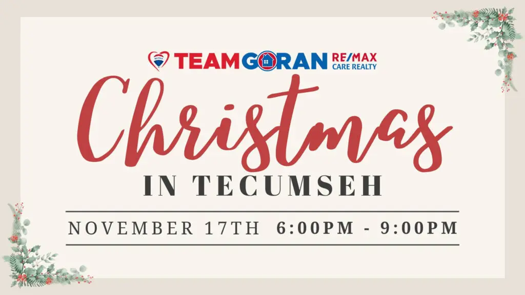 Christmas in Tecumseh - November 17th 6:00 PM - 9:00 PM
